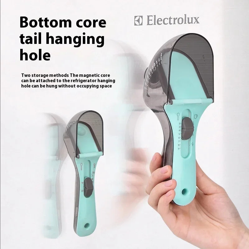 Cuillère pèse croquettes pour vos animaux. Pelle réglable.