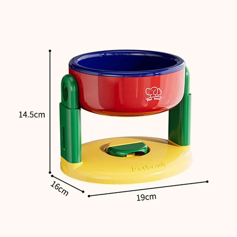 Grande capacité, Gamelle pour chien ou chat 3 niveau réglage hauteur Protége les cervicales de vos animaux, antidérapant.