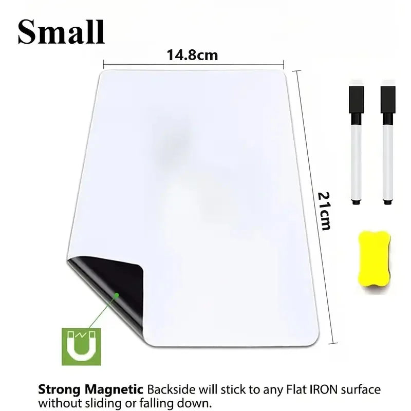 Tableau blanc souple magnétique.