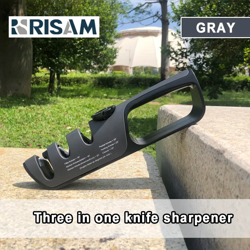 RISAMSHA Aiguiseur De Couteau De Cuisine Professionnel