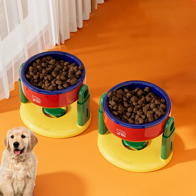 Grande capacité, Gamelle pour chien ou chat 3 niveau réglage hauteur Protége les cervicales de vos animaux, antidérapant.